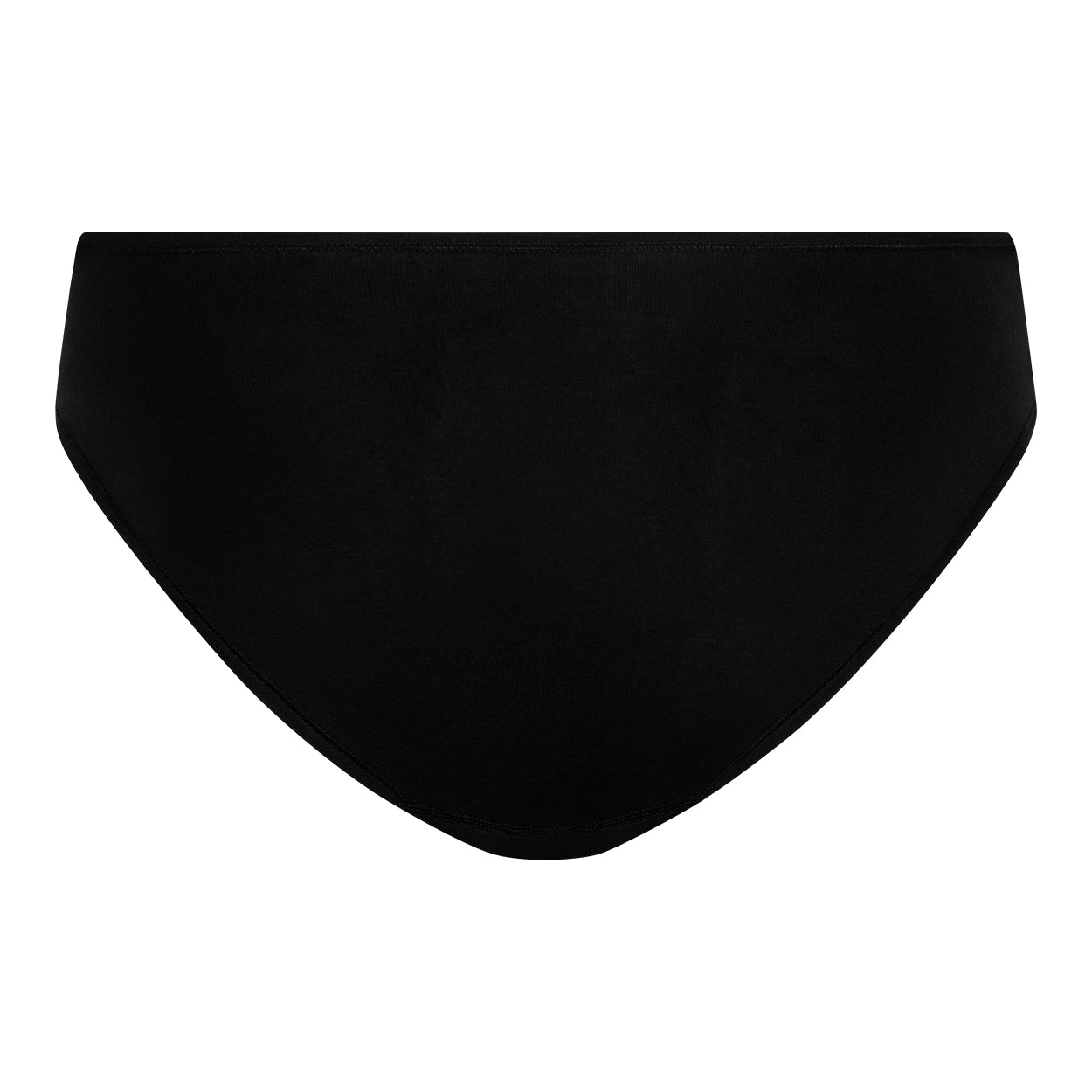 back image of the brief in the color royal black.