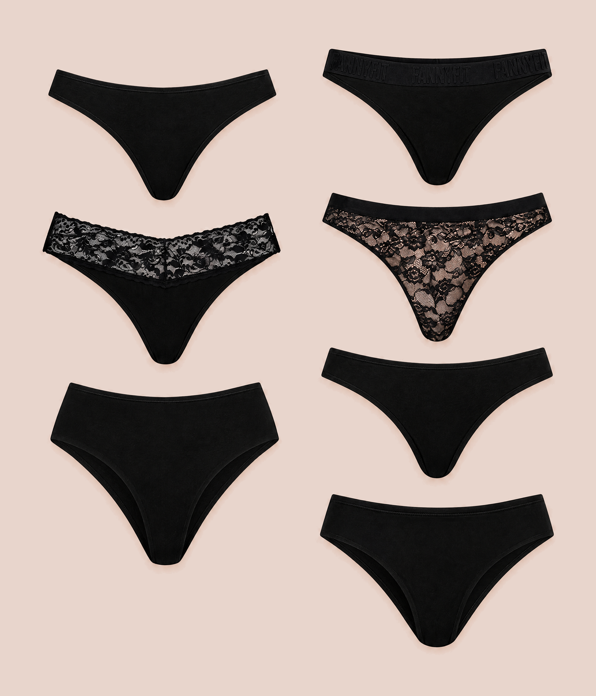 The Fanny Fit Bestseller Set - Negro