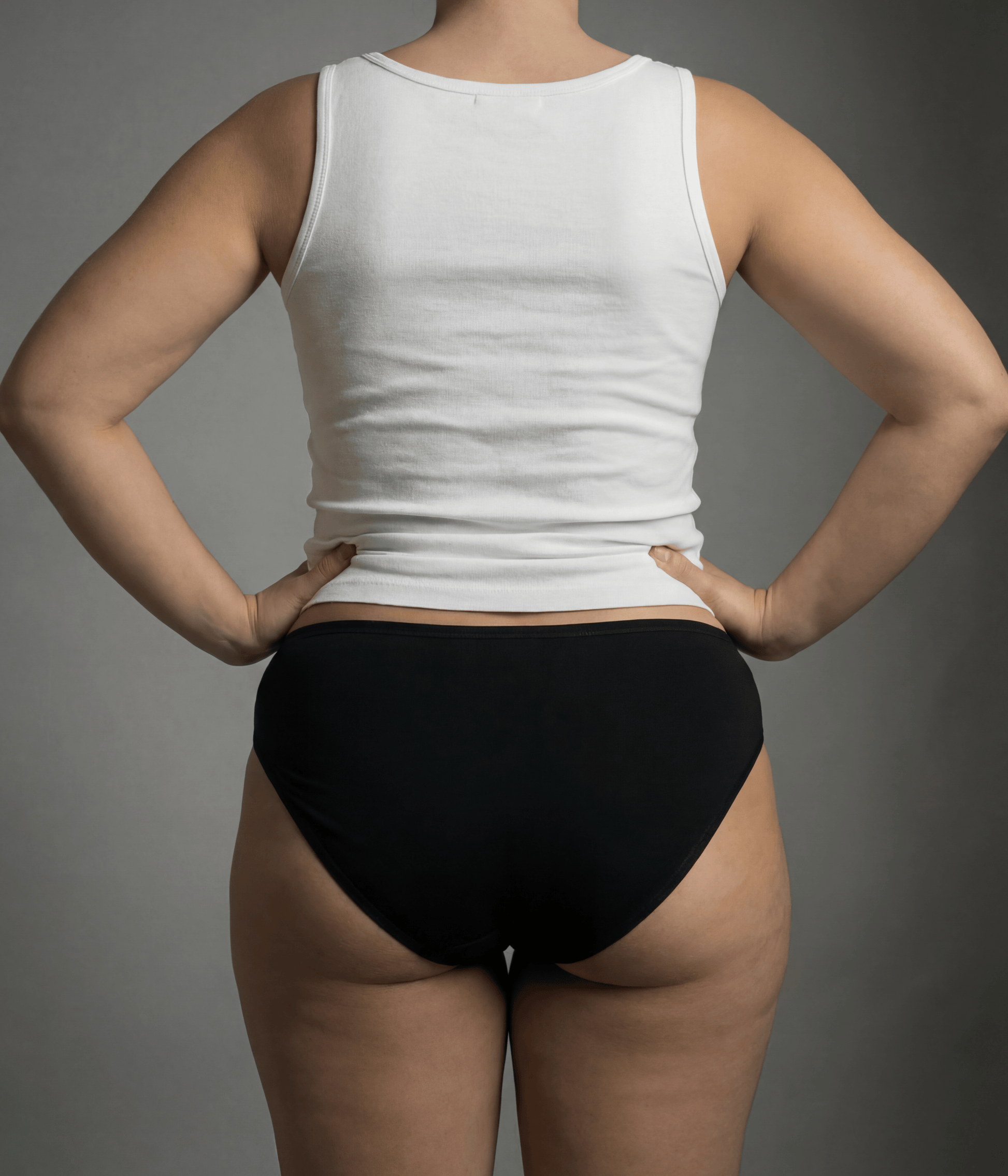 the brief back photo on model 1 in the color black